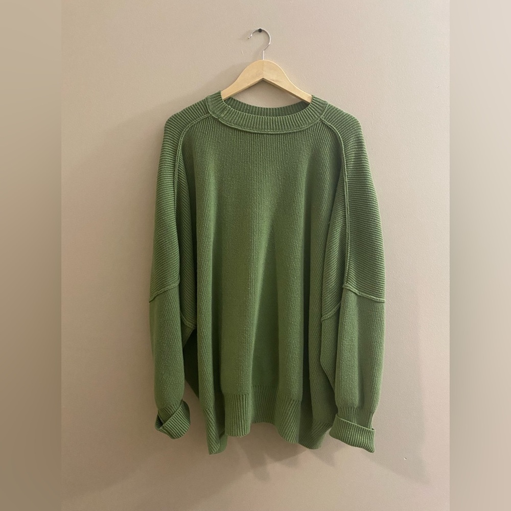 free people easy street tunic sweater | julep green
